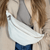 lepelou - leder - IDA Cord Bauchtasche creme - LPBIDACRE