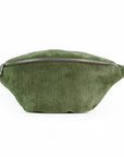 lepelou - leder - IDA Cord Bauchtasche khaki - LPBIDAKHA