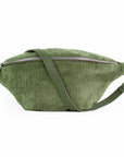lepelou - leder - IDA Cord Bauchtasche khaki - LPBIDAKHA