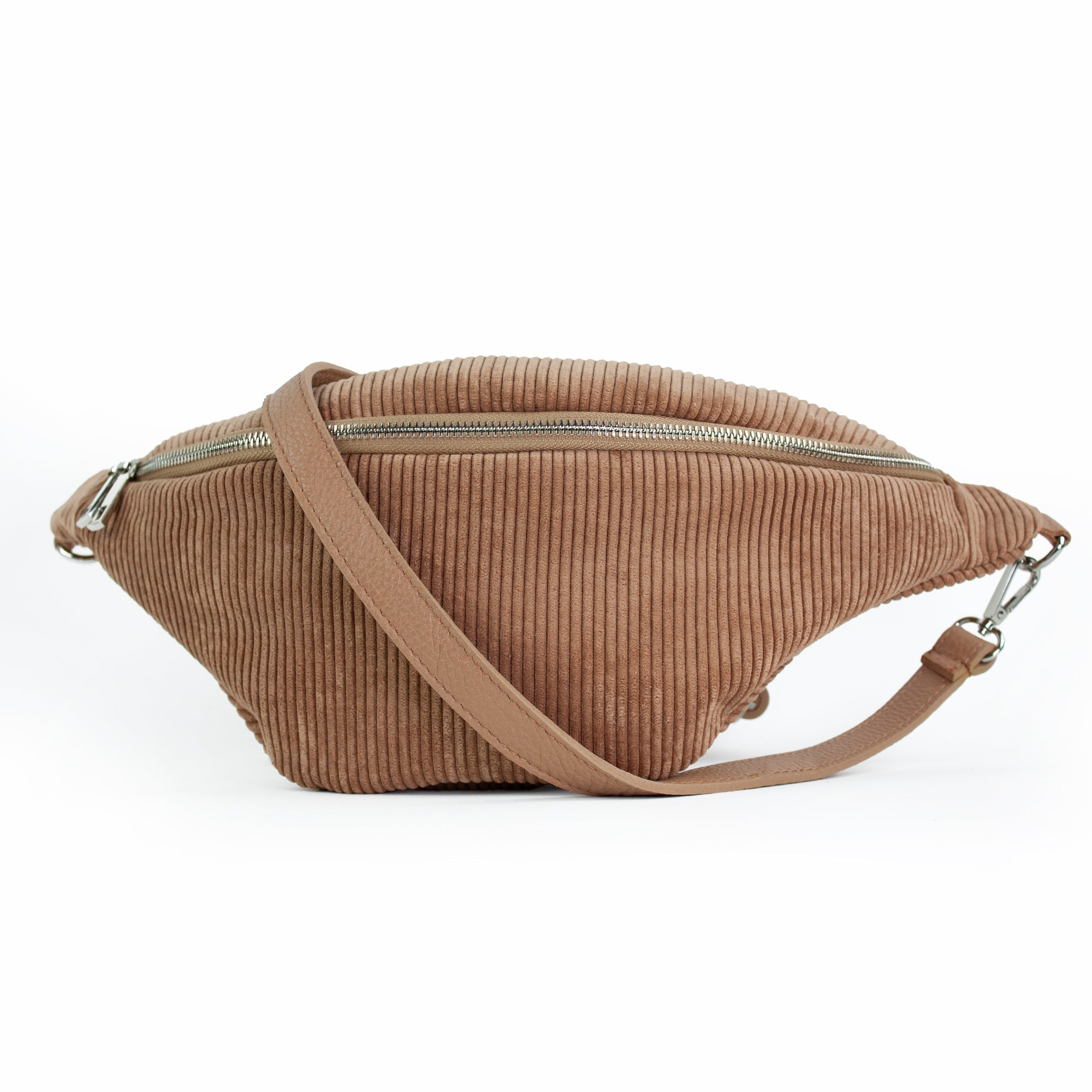 lepelou - leder - IDA Cord Bauchtasche rost - LPBIDAROS