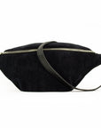 lepelou - leder - IDA Cord Bauchtasche schwarz - LPBIDASCH