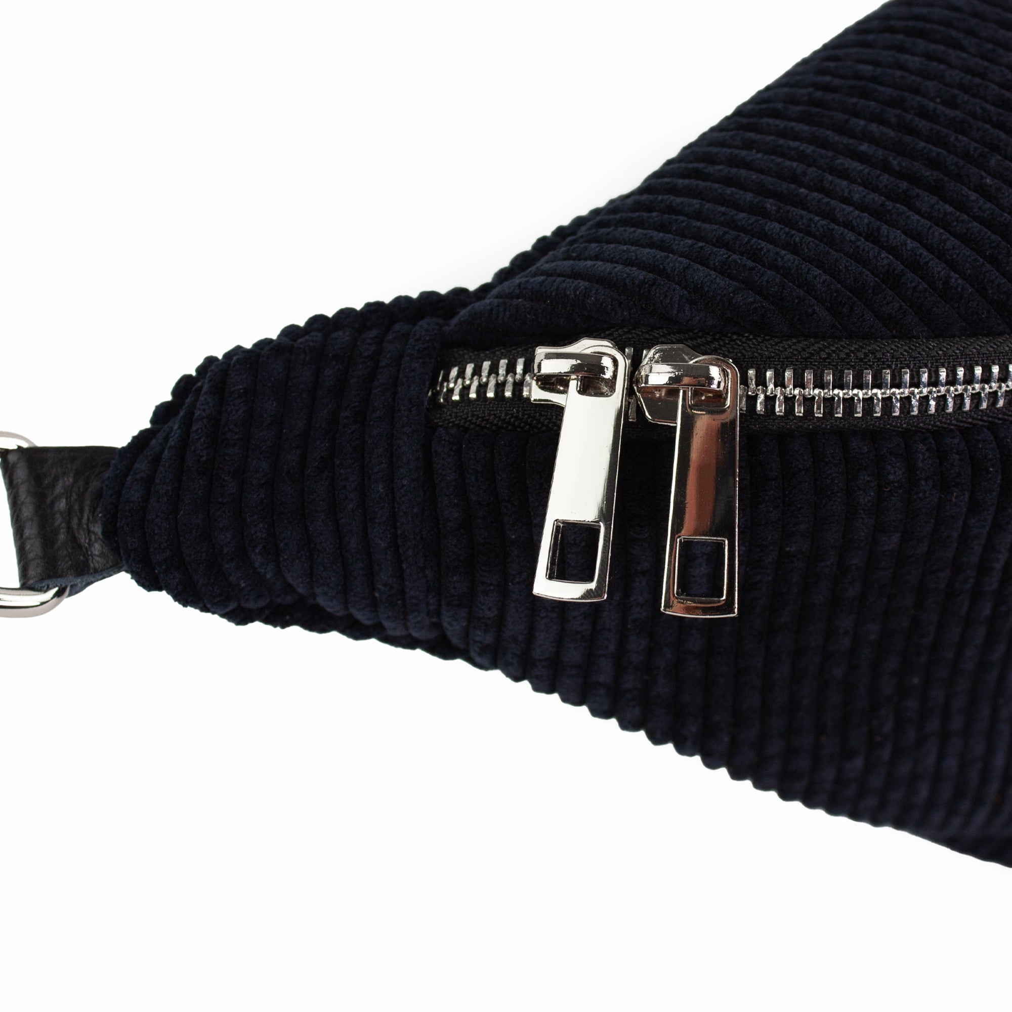 lepelou - leder - IDA Cord Bauchtasche schwarz - LPBIDASCH