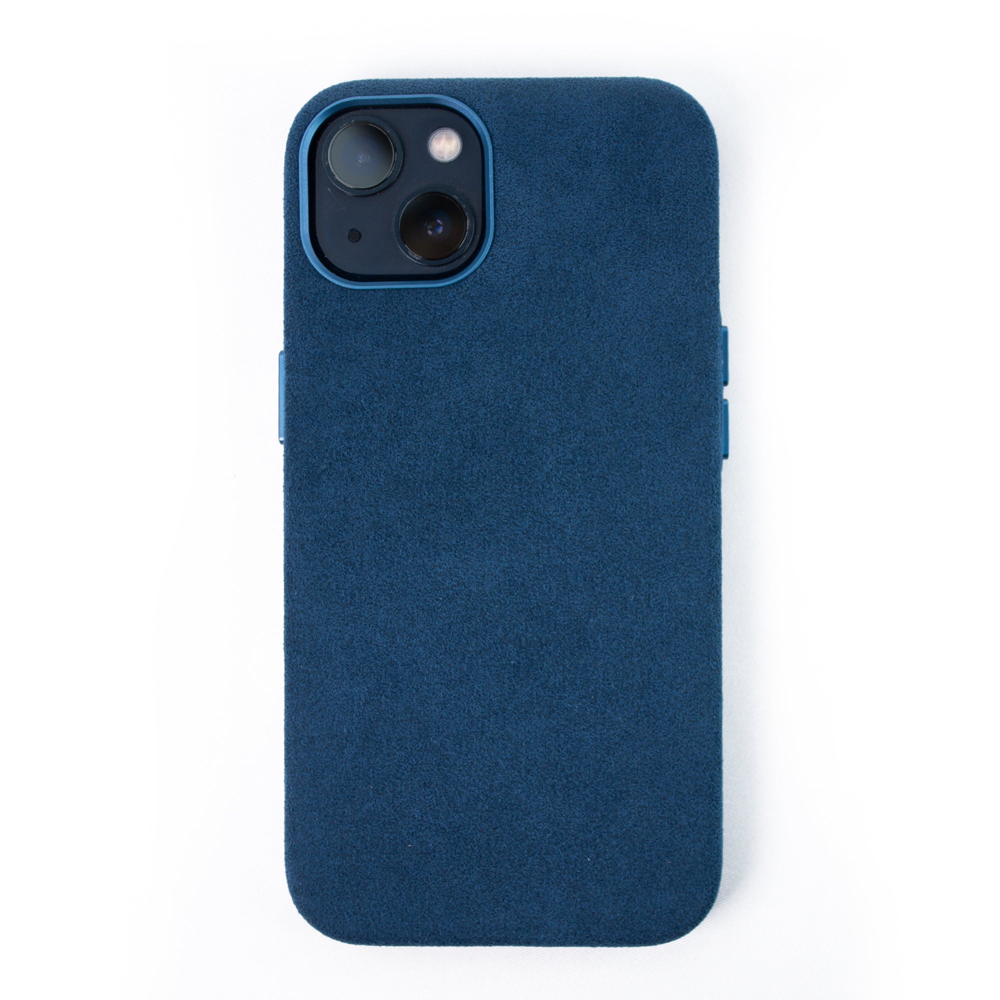 lepelou - leder - iPhone Handyhülle Alcantara blau - 