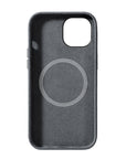 lepelou - leder - iPhone Handyhülle Alcantara grau - 