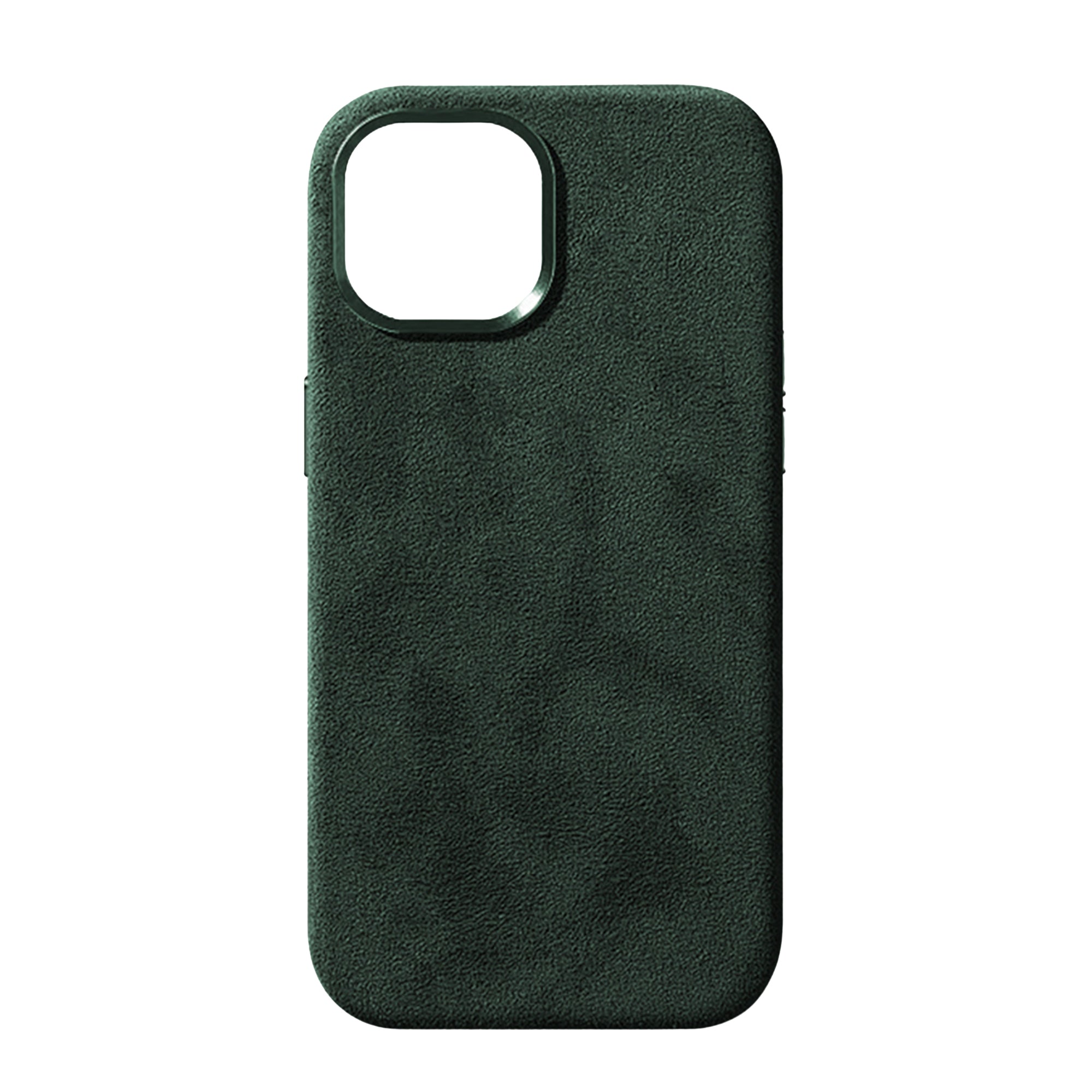 lepelou - leder - iPhone Handyhülle Alcantara grün - 