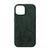 lepelou - leder - iPhone Handyhülle Alcantara grün - 