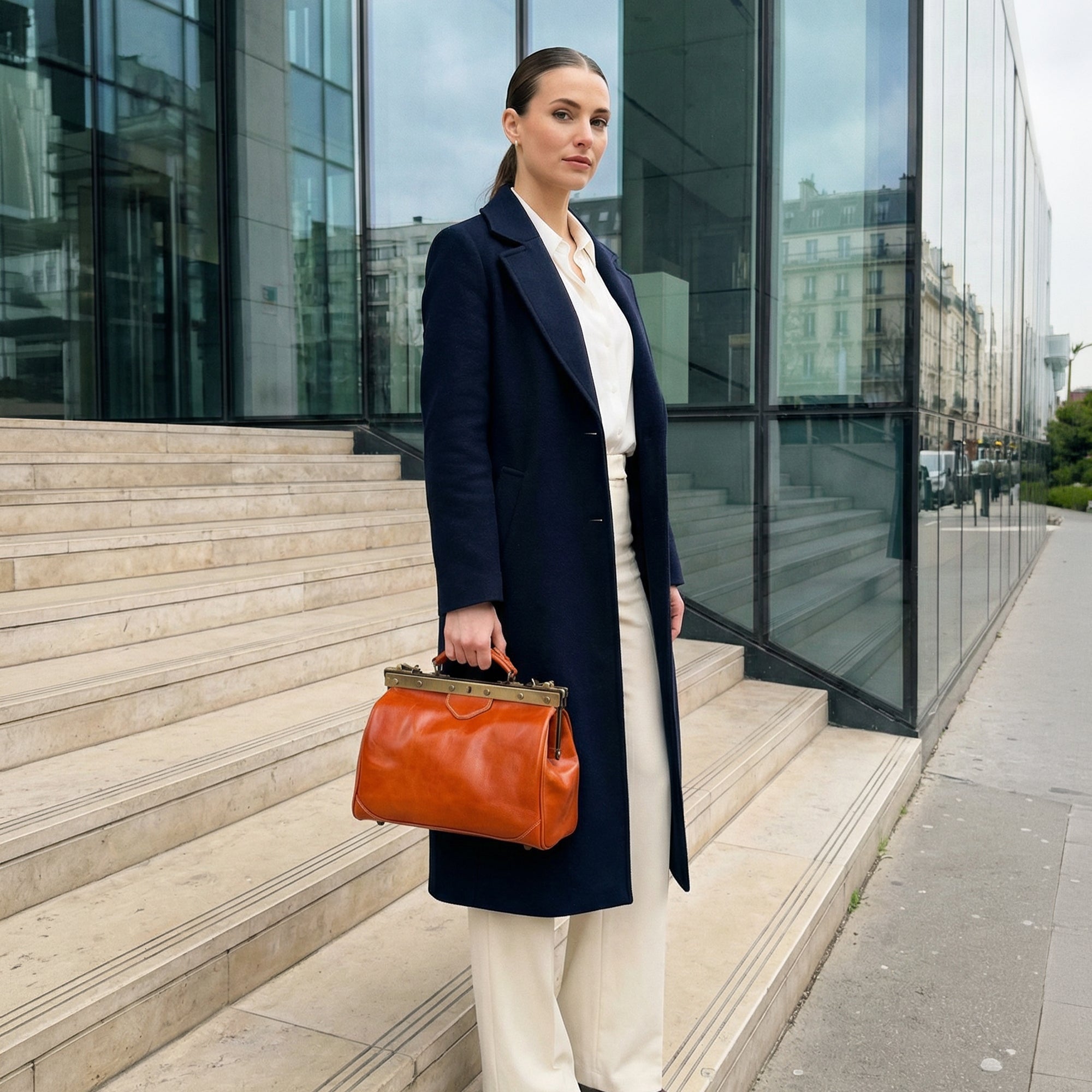 lepelou - leder - JONA – Leder Arzttasche cognac - LPDJONCOGE