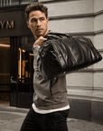 lepelou - leder - JULIAN – Leder Reisetasche schwarz - LPWJULSCHE