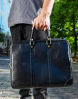 lepelou - leder - Laptoptasche - EMILIO – Leder Aktentasche schwarz - LPAEMISCHE