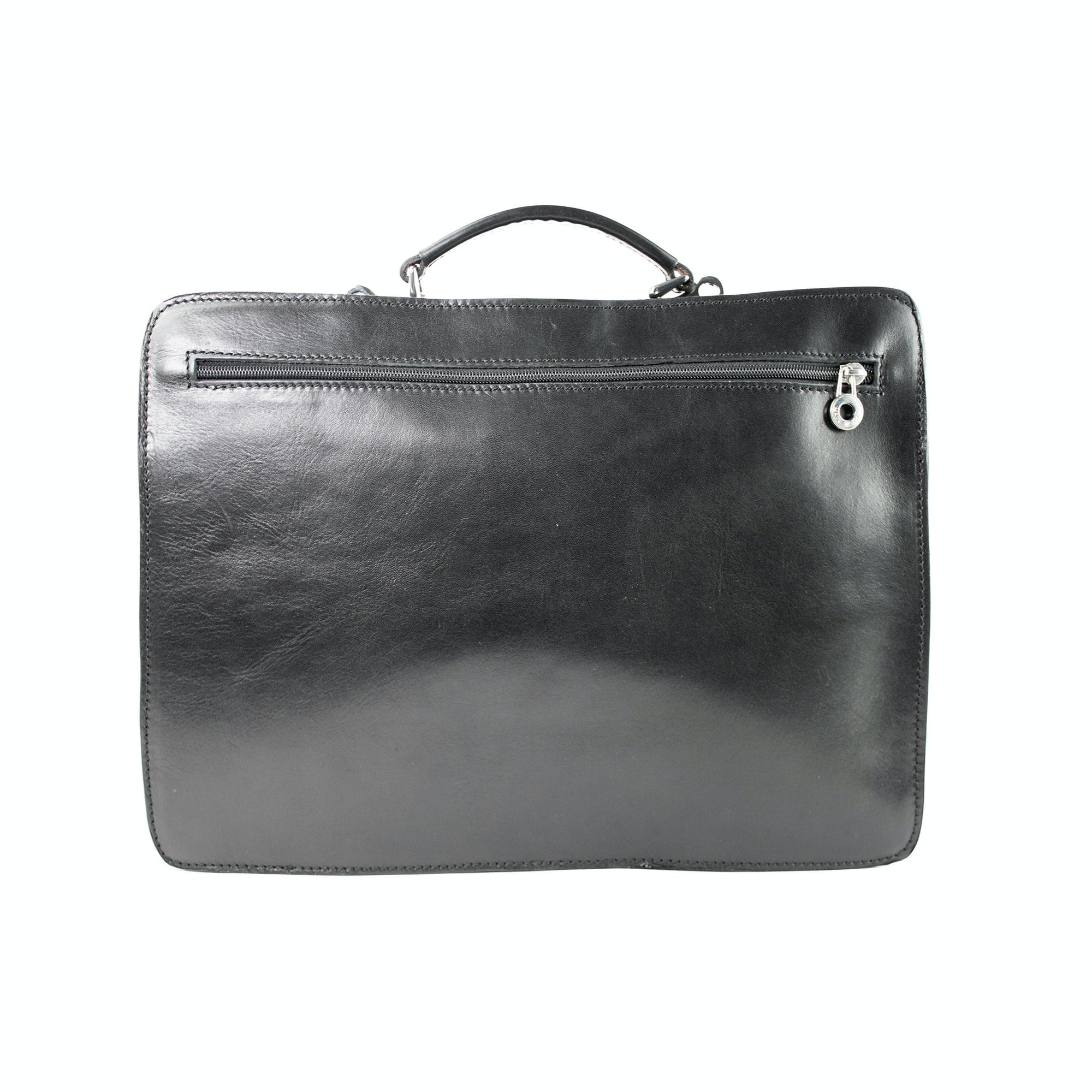lepelou - leder - Laptoptasche - MARCO – Leder Aktentasche schwarz - LPAMARSCHE