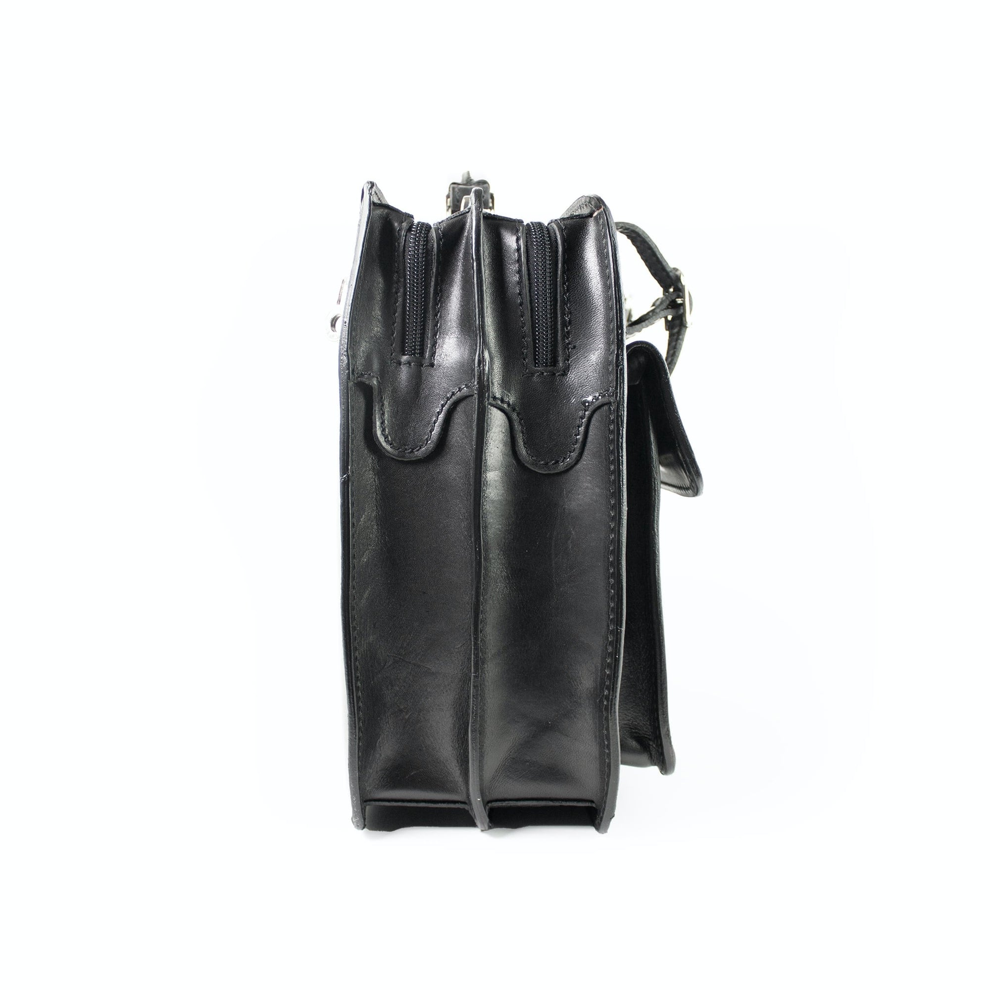 lepelou - leder - Laptoptasche - MARCO – Leder Aktentasche schwarz - LPAMARSCHE