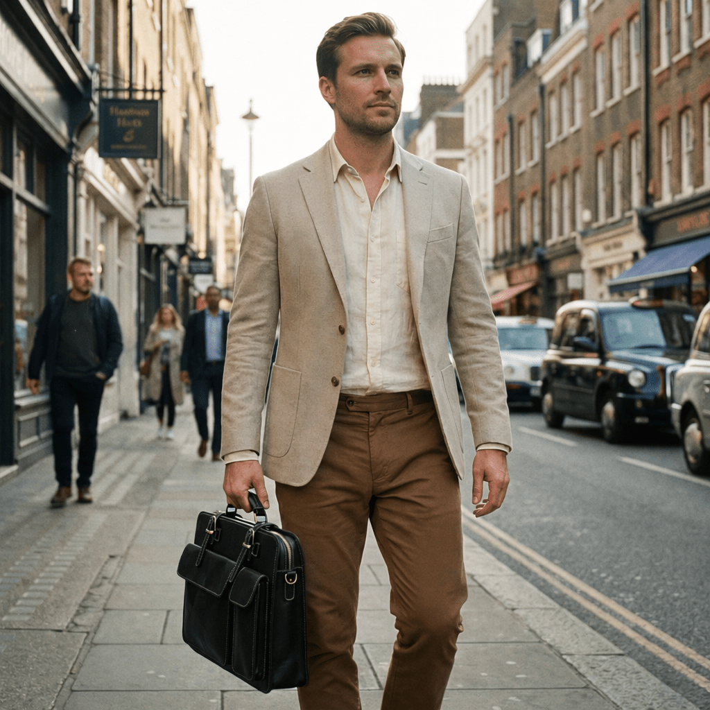lepelou - leder - Laptoptasche - MARCO – Leder Aktentasche schwarz - LPAMARSCHE