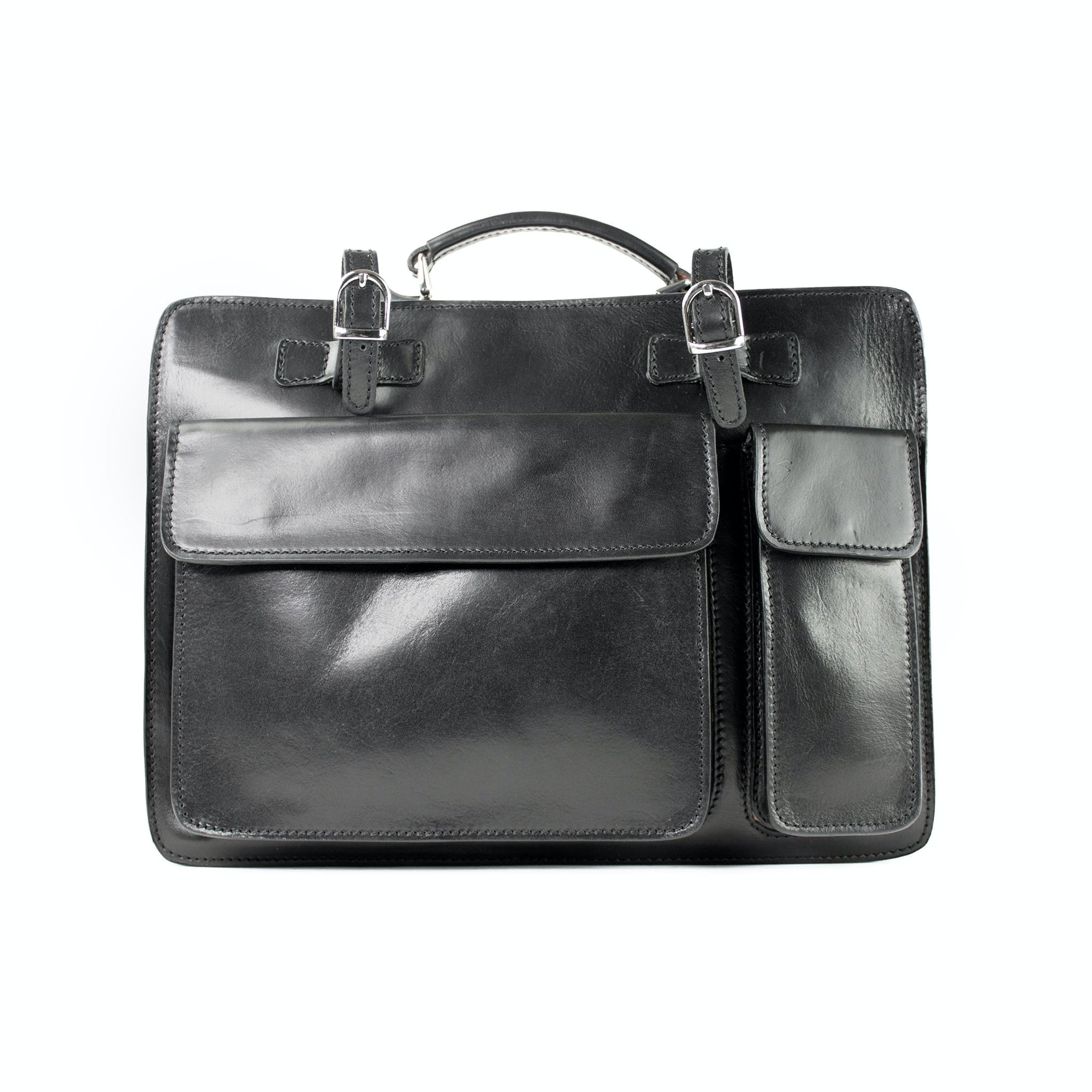 lepelou - leder - Laptoptasche - MARCO – Leder Aktentasche schwarz - LPAMARSCHE