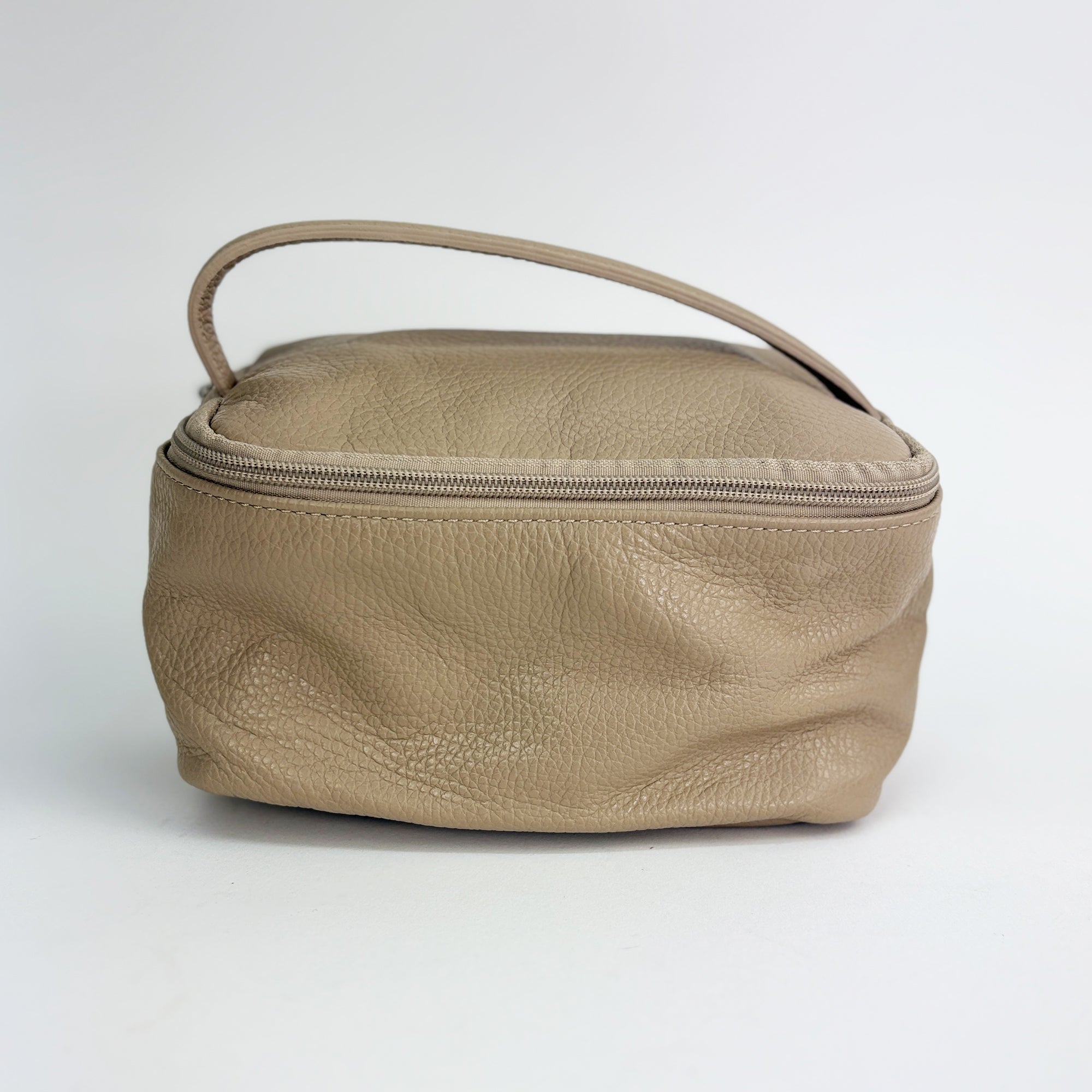 lepelou - leder - Leder Kulturbeutel beige - 