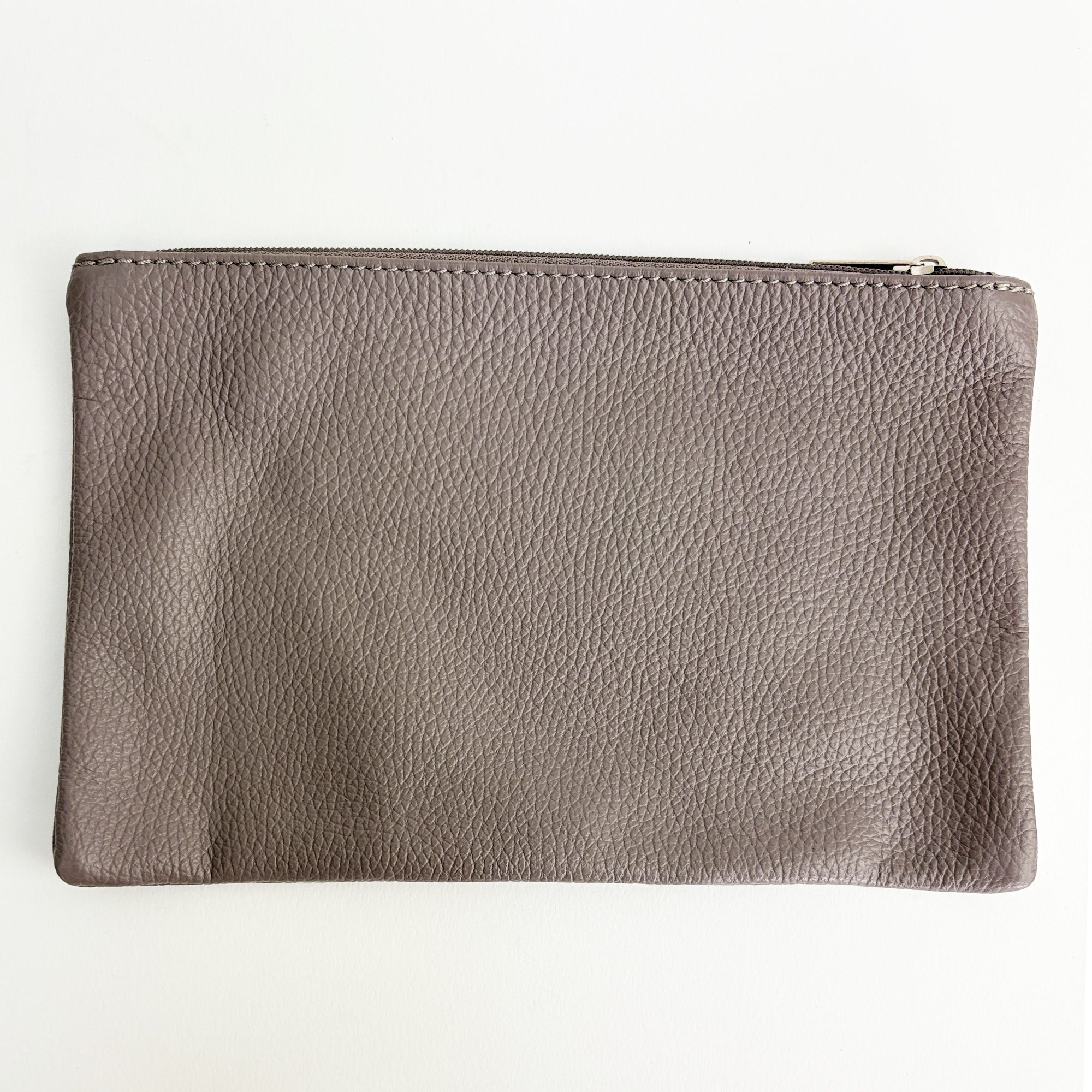 lepelou - leder - Leder Kulturbeutel schmal taupe - 