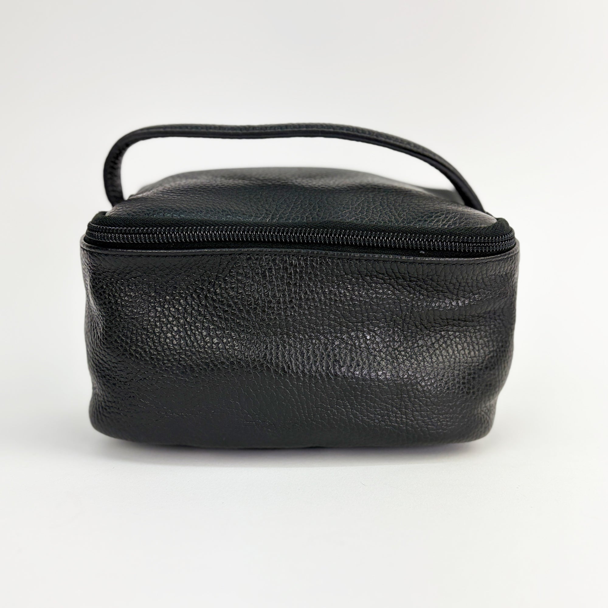 lepelou - leder - Leder Kulturbeutel schwarz - 