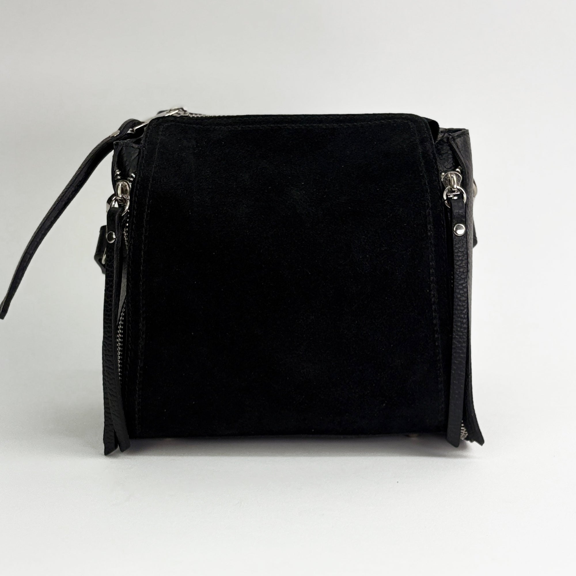 lepelou - leder - Leder Umhängetasche schwarz - 