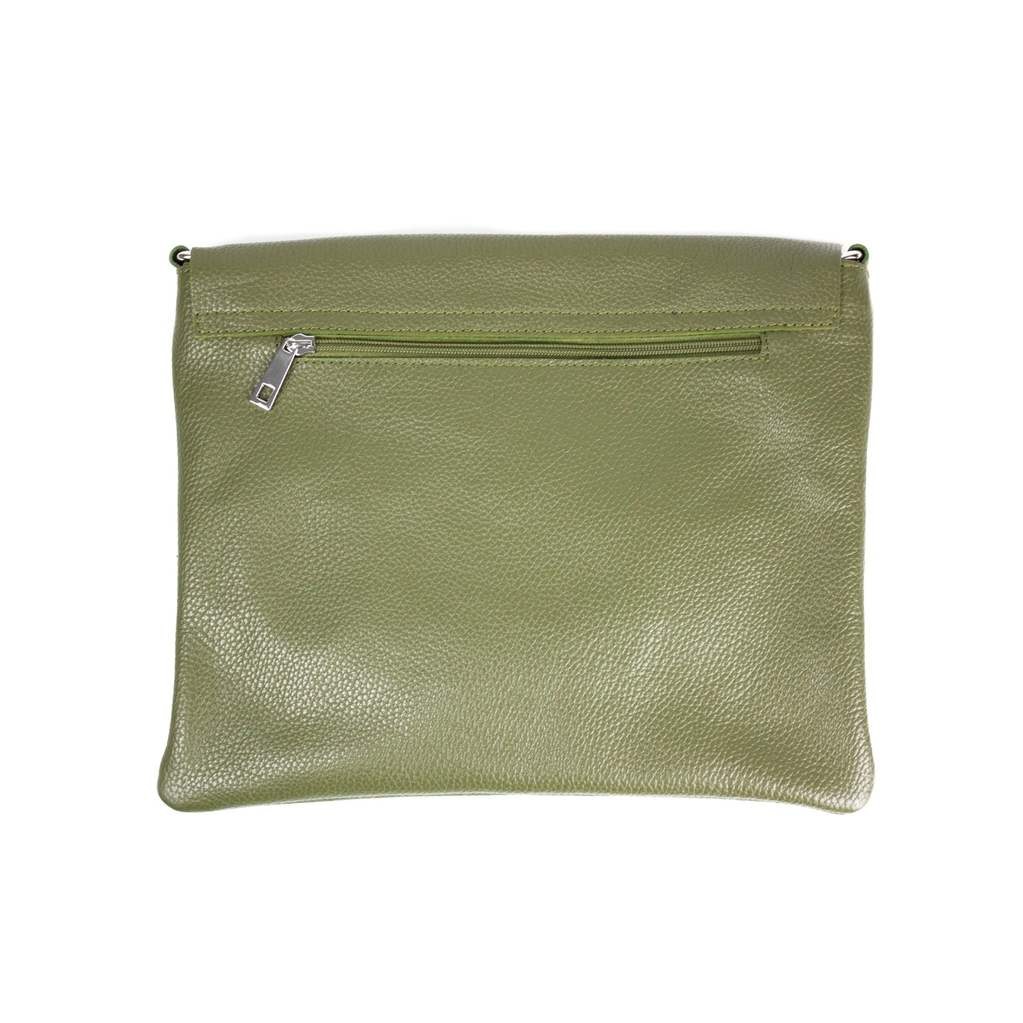 lepelou - leder - LEONA – Leder Umhängetasche khaki - 