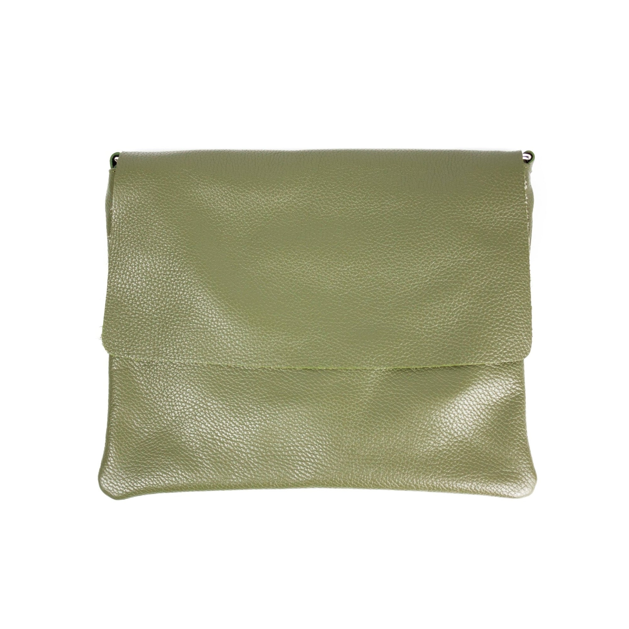 lepelou - leder - LEONA – Leder Umhängetasche khaki - 