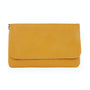 lepelou - leder - LUNA – Leder Clutch senfgelb - LPHLUNSENE