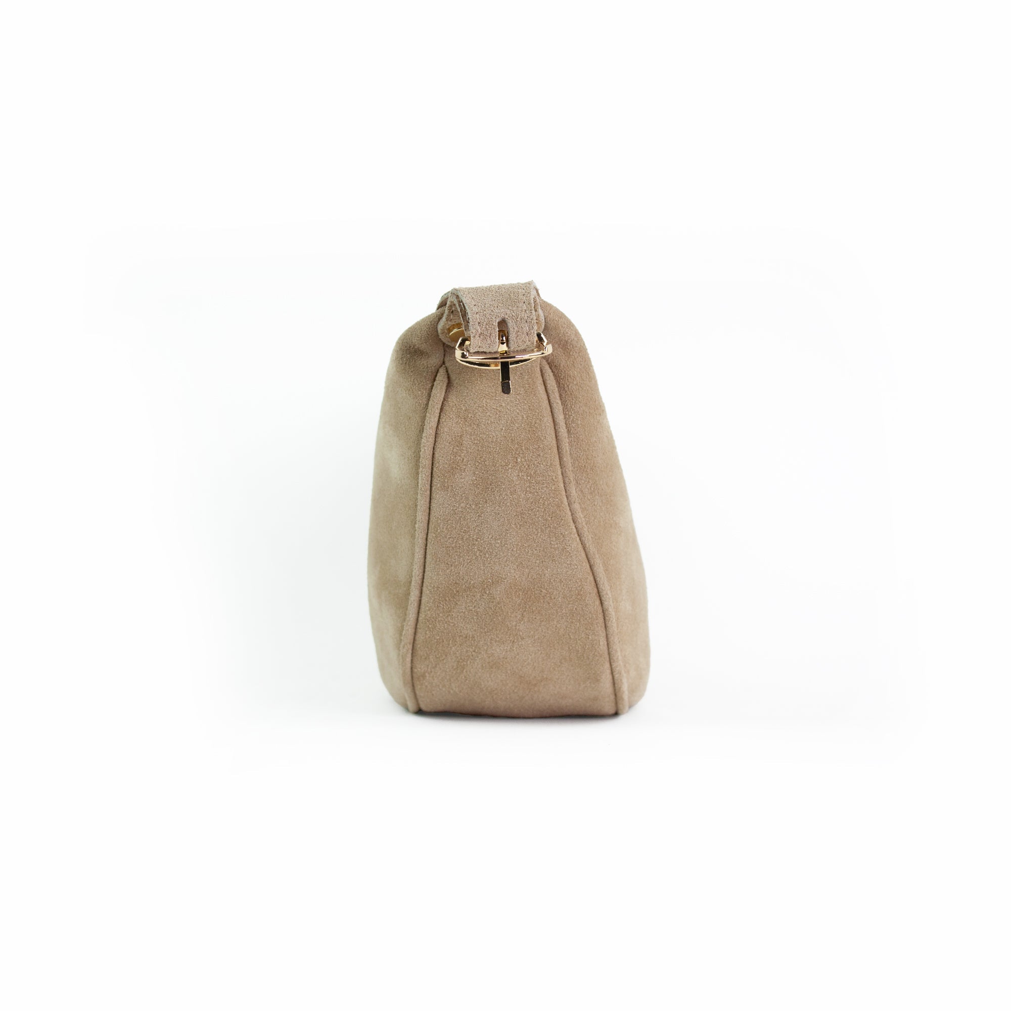 lepelou - leder - MINA – Wildleder Umhängetasche beige - LPHMINBEI