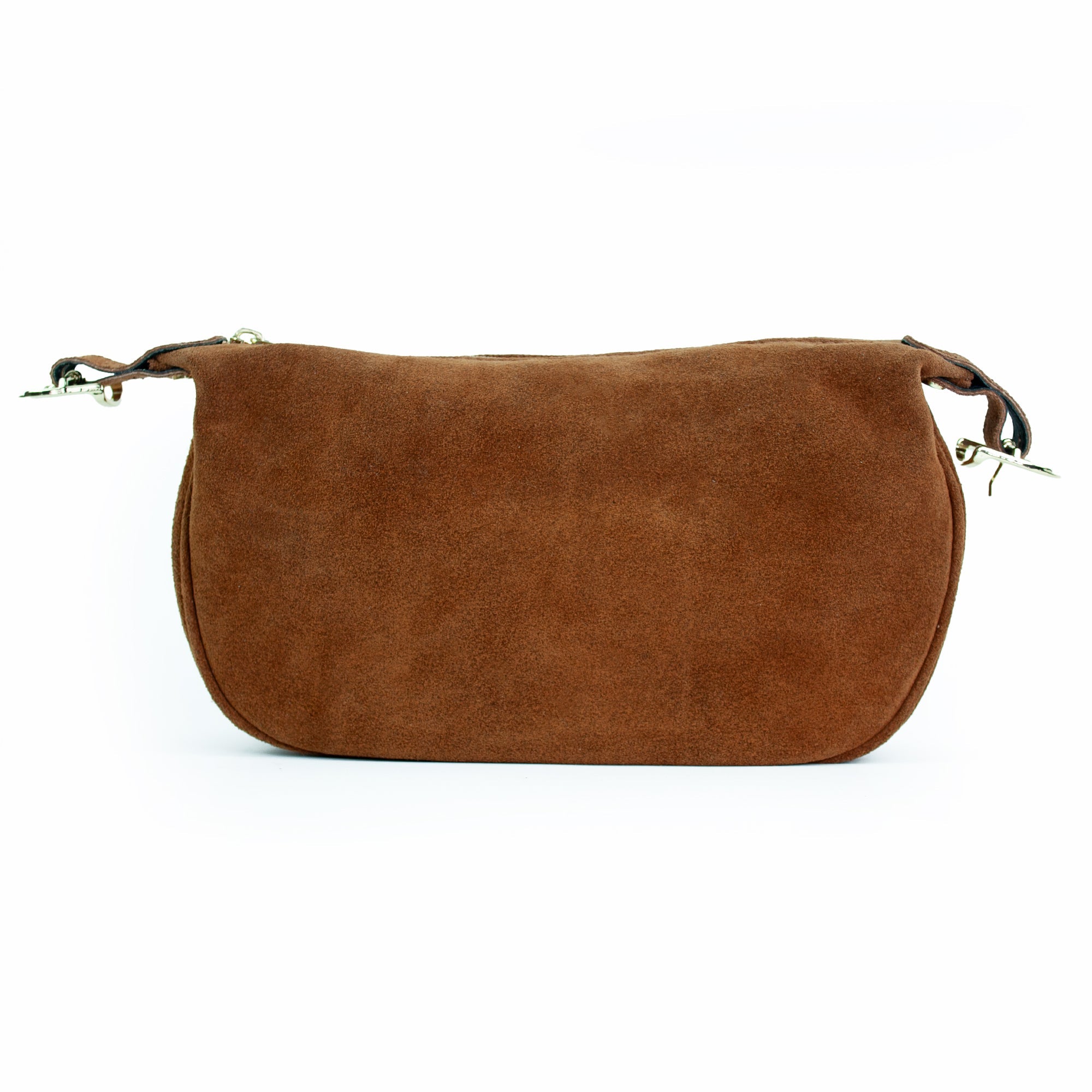 lepelou - leder - MINA – Wildleder Umhängetasche cognac - LPHMINCOG