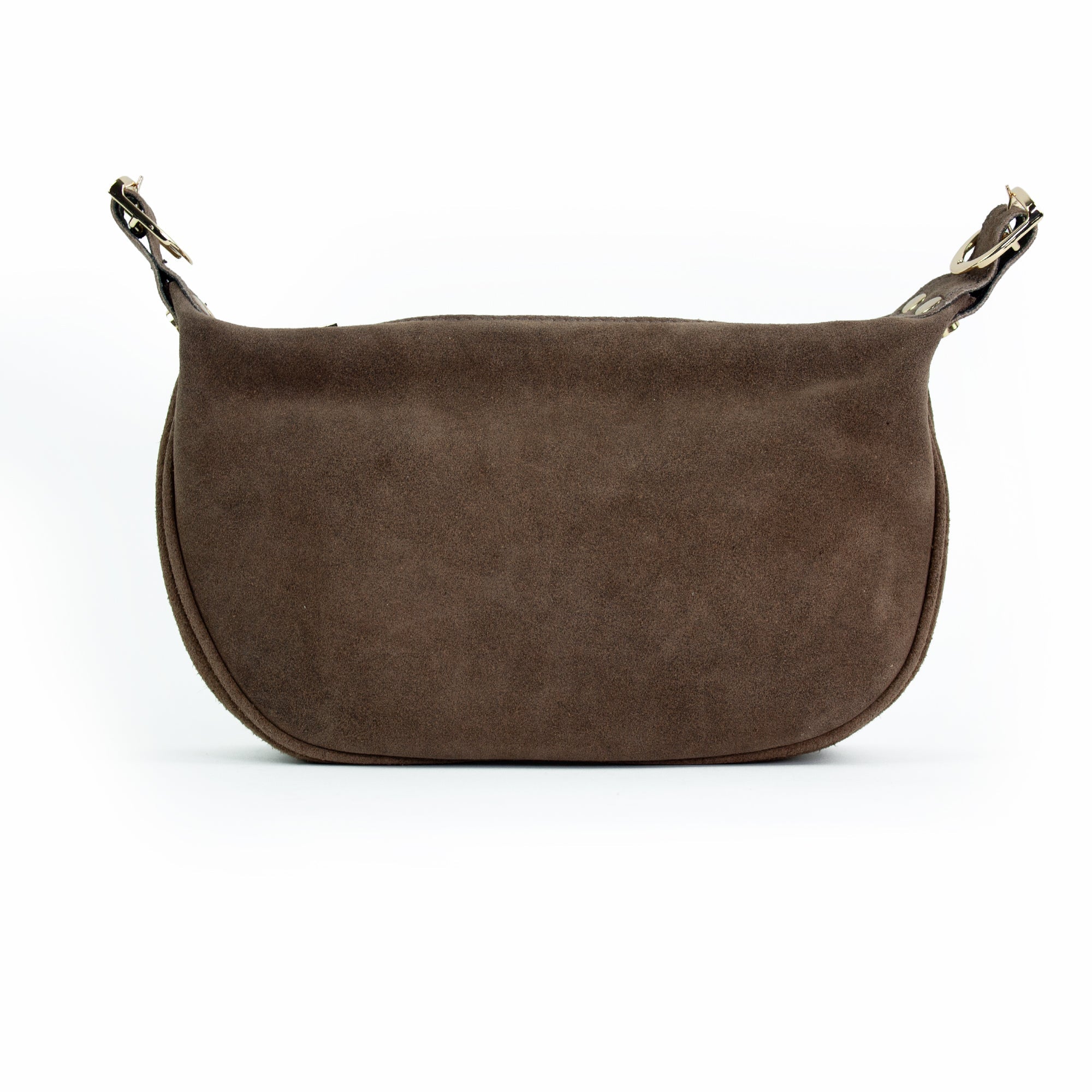 lepelou - leder - MINA – Wildleder Umhängetasche dunkeltaupe - LPHMINTAU