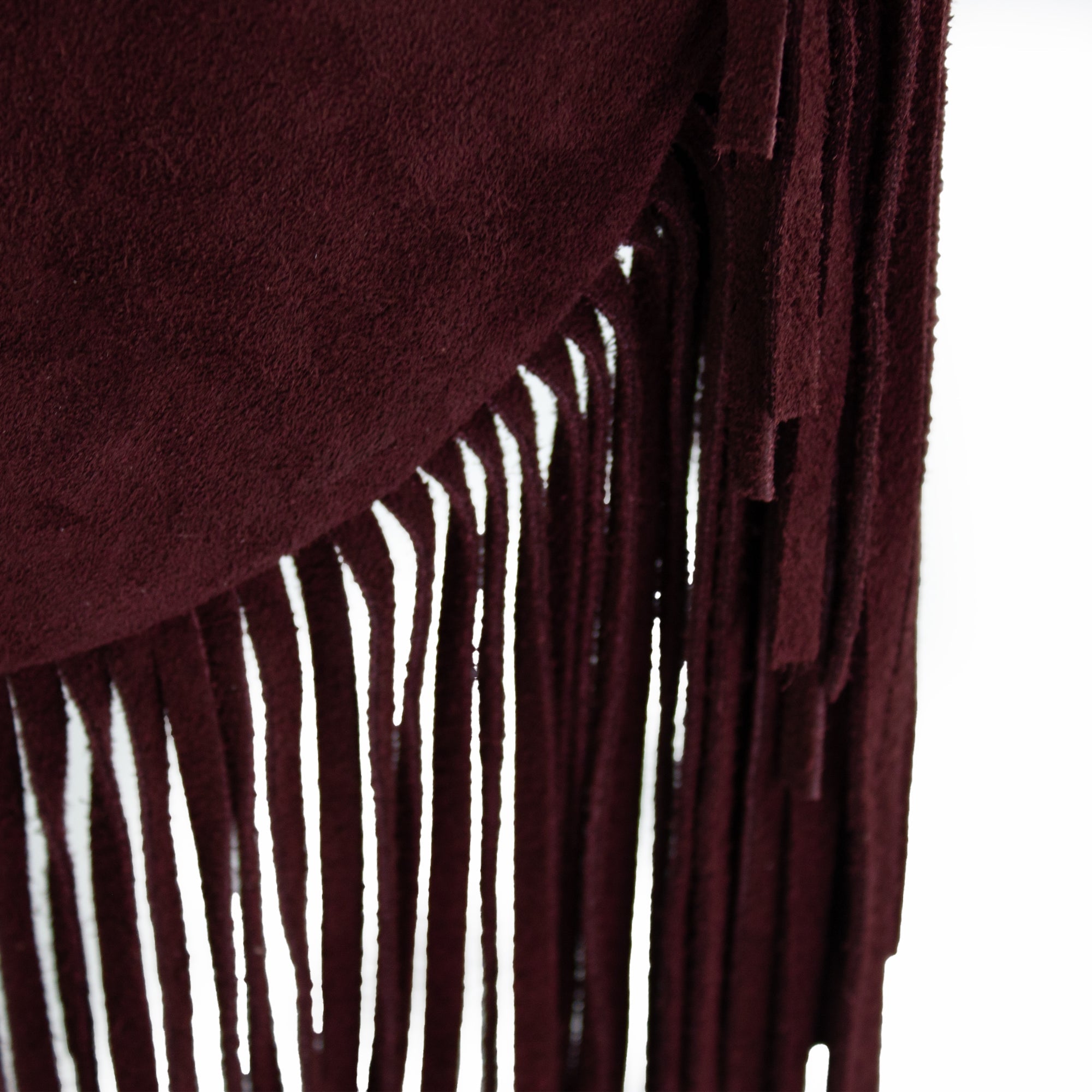 lepelou - leder - MONTANA – Wildleder Umhängetasche bordeaux - LPHMONBOR