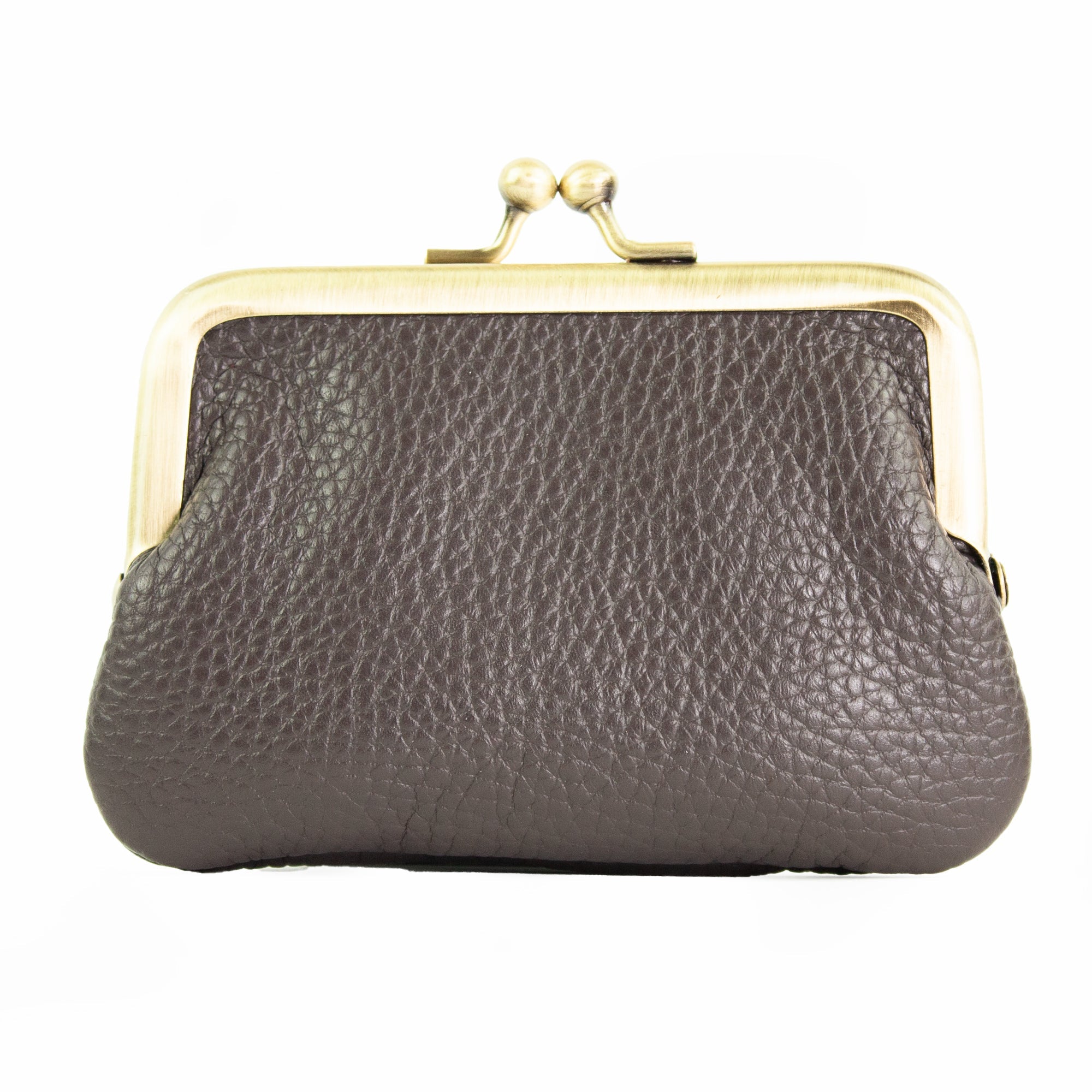 lepelou - leder - PICA – Leder Geldbörse dunkelbraun - LPPPICDBR