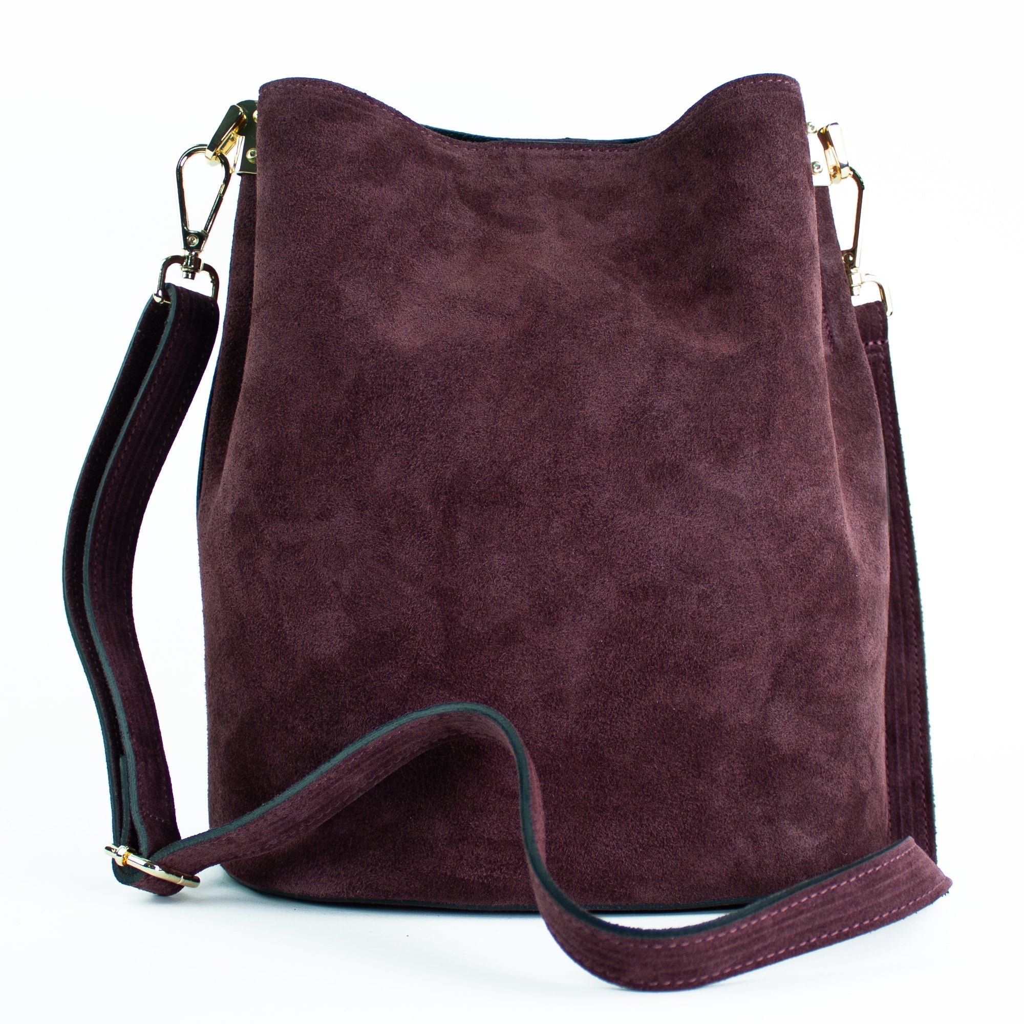 lepelou - leder - Shopper - BECCA – Leder Bucket Bag bordeaux - LPHBECBOR