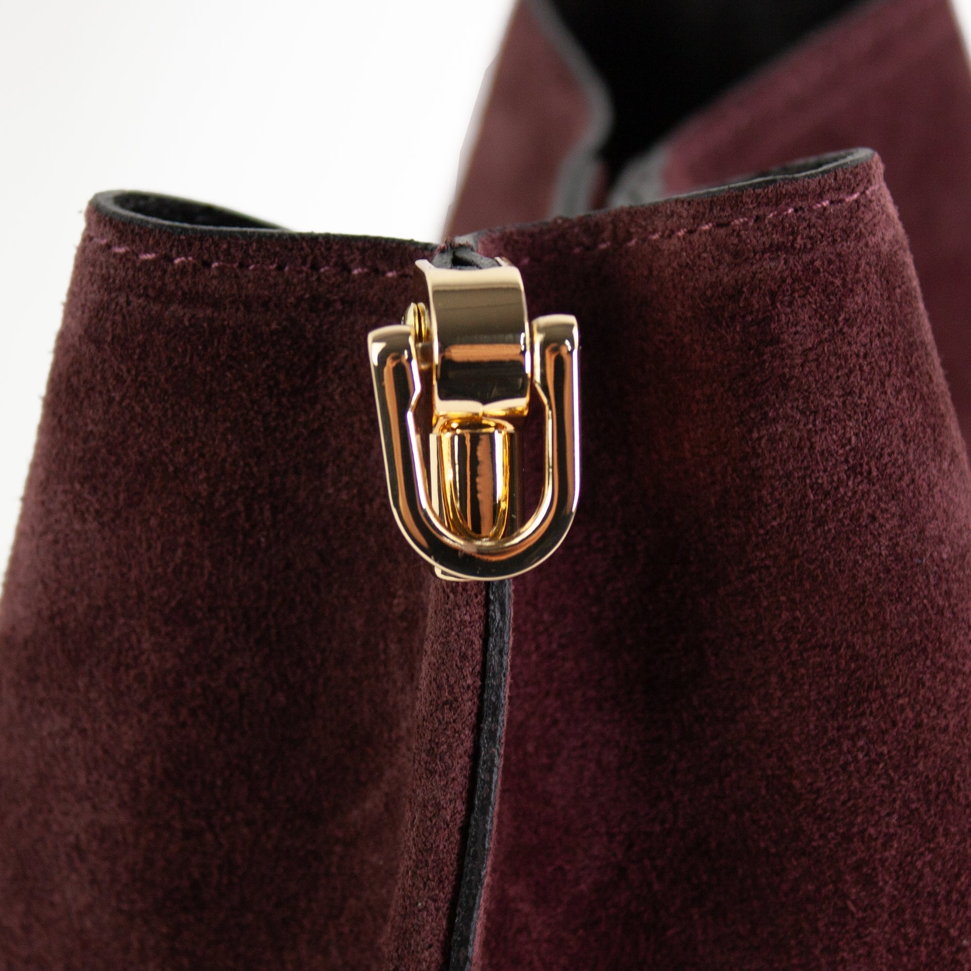 lepelou - leder - Shopper - BECCA – Leder Bucket Bag bordeaux - LPHBECBOR