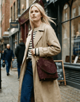 lepelou - leder - Shopper - BECCA – Leder Bucket Bag bordeaux - LPHBECBOR