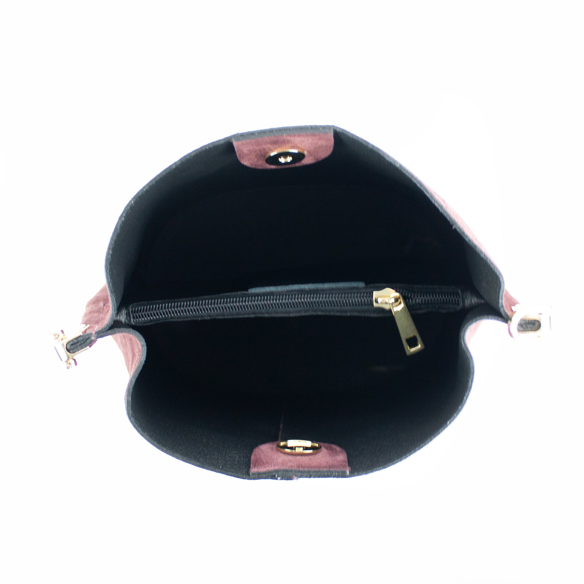 lepelou - leder - Shopper - BECCA – Leder Bucket Bag bordeaux - LPHBECBOR