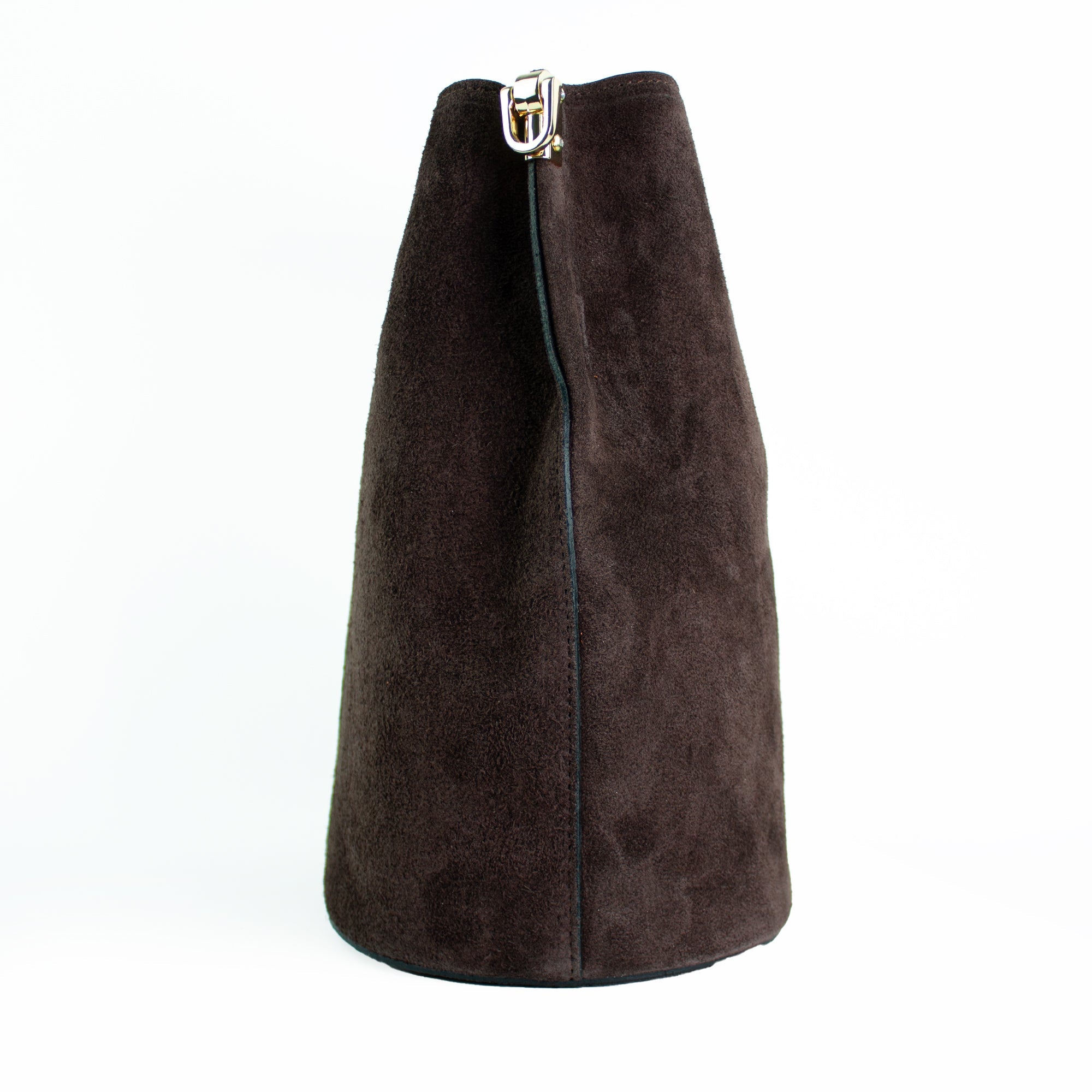 lepelou - leder - Shopper - BECCA – Leder Bucket Bag dunkelbraun - LPHBECDBR