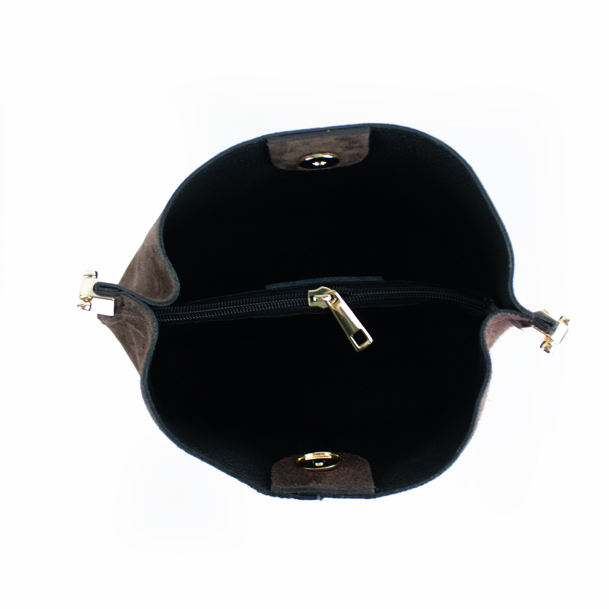 lepelou - leder - Shopper - BECCA – Leder Bucket Bag dunkelbraun - LPHBECDBR