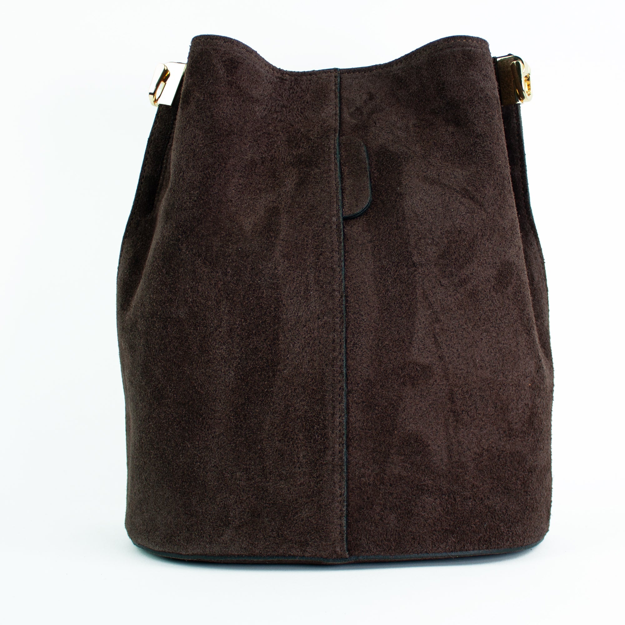 lepelou - leder - Shopper - BECCA – Leder Bucket Bag dunkelbraun - LPHBECDBR