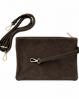 lepelou-leder-Shopper-Wildleder Shopper IRA dunkelbraun -