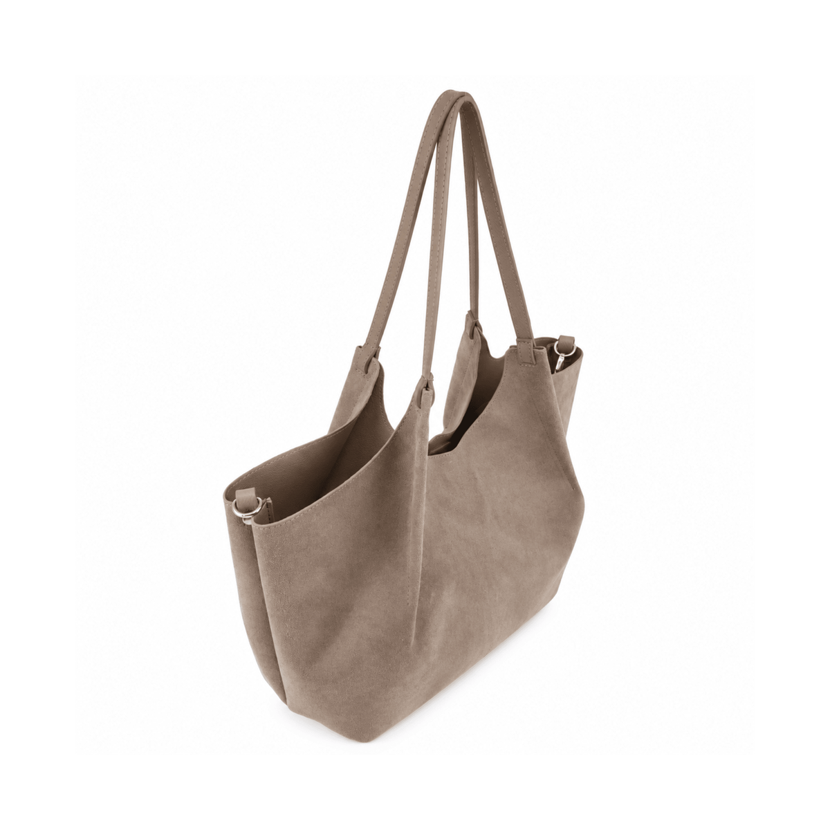 lepelou-leder-Shopper-Wildleder Shopper IRA taupe -