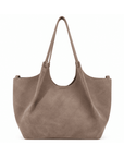 lepelou-leder-Shopper-Wildleder Shopper IRA taupe -