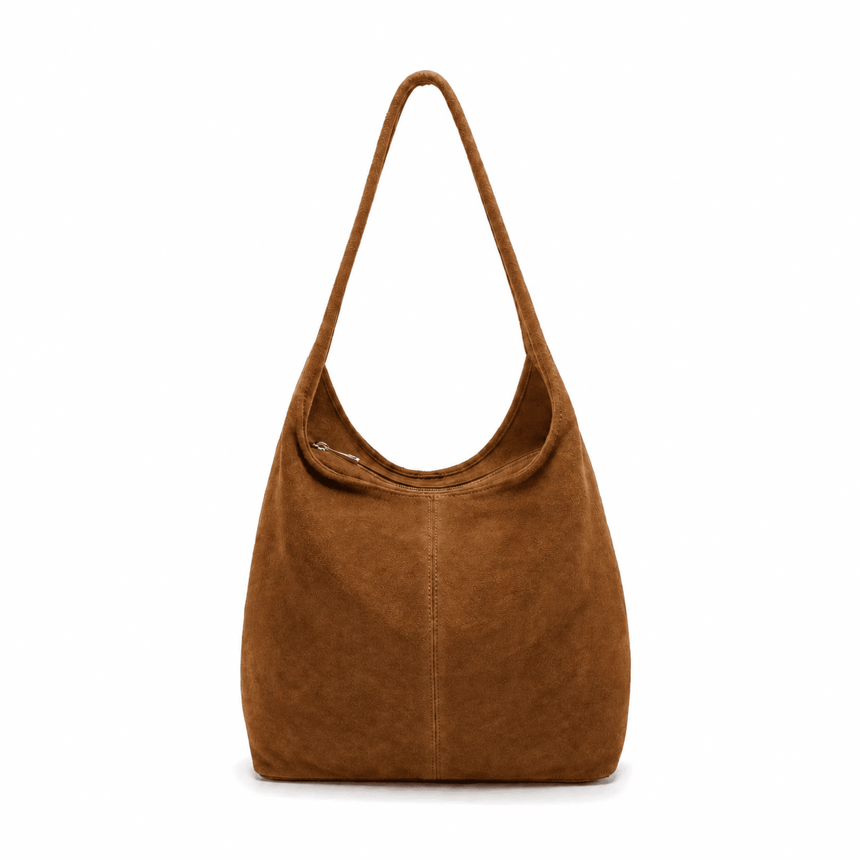 lepelou-leder-Shopper-Wildleder Shopper MILA cognac -LPHMILACOGE