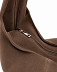 lepelou-leder-Shopper-Wildleder Shopper MILA dunkelbraun -LPHMILADBRE