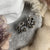 lepelou - leder - Statement Ohrring silber - 