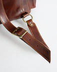 lepelou - leder - VITUS – Leder Rucksack dunkelbraun - 