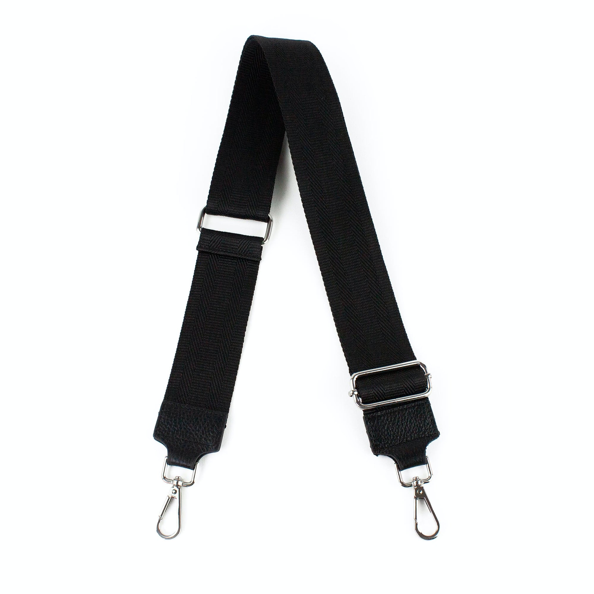 Breiter Taschen Gurt BELLA schwarz made in Italy lePelou