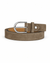 lepelou-leder - Wildleder Gürtel LIVIA taupe mit silberner Schnalle -