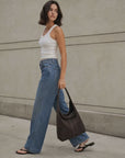 Wildleder Shopper MILA dunkelbraun